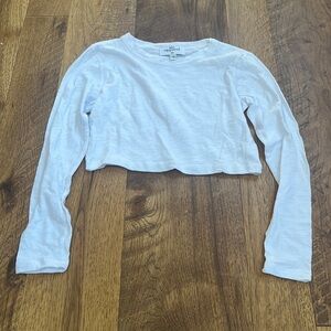 Sls Appqrel Woman’s White Long Sleeve Size S